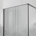 Душевая перегородка RGW WA-08B неподвижное Walk In cтекло Ribbed, 8 мм 60*195 чёрный 06100806-154