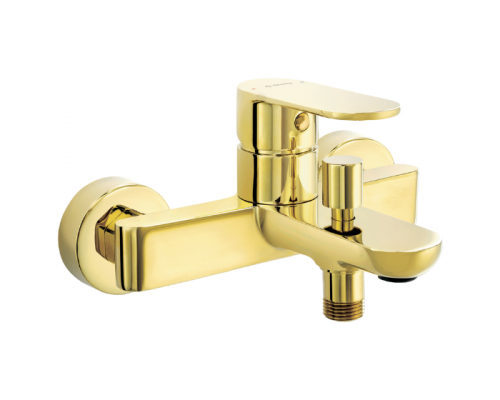 Deante Alpinia Gold Смеситель для ванны, золотой