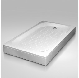 Душевой поддон прямоугольный RGW LUX/TN белый акрил cерия Acryl (80*100) 16180280-21
