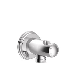 24218201 Tres Clasic Держатель для ручного душа с подключеним для душевого шланга, хром