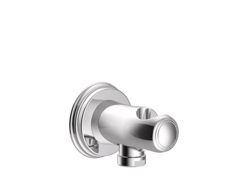 24218201 Tres Clasic Держатель для ручного душа с подключеним для душевого шланга, хром