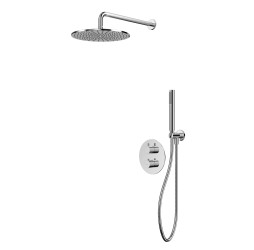 Термостатическая душевая система скрытого монтажа WHITECROSS Y YSET08CR (хром)