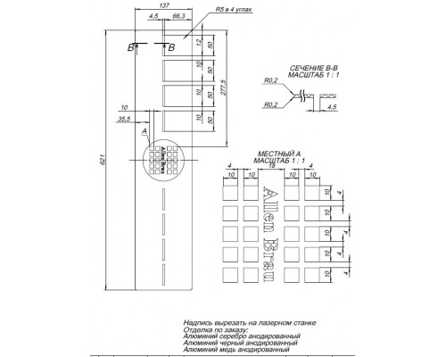 Накладка для сифона Allen Brau Infinity 8.210N3-60 медь браш
