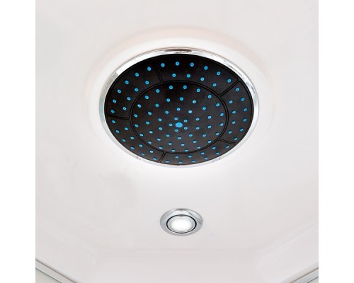 Душевая кабина AvaCan D311SEL AVA 110x110 с электрикой, стекла матовые, профиль хром