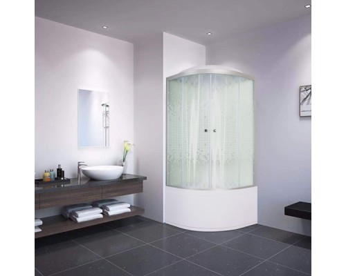 Душевая кабина AvaCan L980 AVA 80x80 стандартная (стекла матовые с рисунком)
