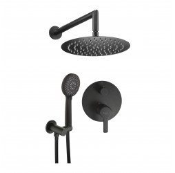 Deante Arnika Nero Душевая система скрытого монтажа, черный