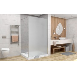 Душевая перегородка Avacan MC120MT AVA 120x200 стекла матовые, профиль хром
