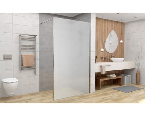 Душевая перегородка Avacan MC120MT AVA 120x200 стекла матовые, профиль хром