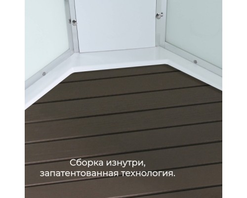 Душевая кабина AvaCan EM2080N без крышиДушевая кабина Avacan EM2080N AVA 80x80 без крыши, стекла матовые, профиль хром