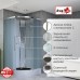 Душевая кабина AvaCan EM2080N без крышиДушевая кабина Avacan EM2080N AVA 80x80 без крыши, стекла матовые, профиль хром
