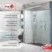 Душевая кабина AvaCan K2012N AVA 120x90 без крыши, стекла прозрачные, профиль хром