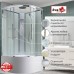 Душевая кабина Avacan EM5011T AVA 110x110 стандарт, стекла прозрачные, профиль хром