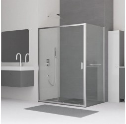 Душевой уголок RGW CL-48 (CL-14+Z-050-1) прозрачное cтекло цвет профиля 5 мм 32094802-011