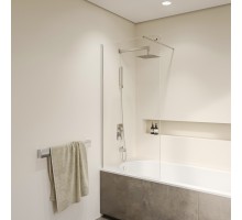 Стационарная шторка на ванну RGW SC-051 90*150 прозрачное стекло 8 мм 351105109-11