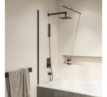 Стационарная шторка на ванну RGW SC-050B 60*150 прозрачное стекло 6 мм 351105006-14