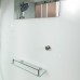 Душевая кабина AvaCan D512SL AVA 120x90 стандарт, левая, стекла матовые, профиль хром