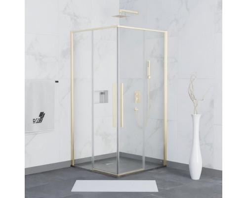 Асимметричные Душевая дерь RGW SV-31-G Прозрачное cтекло цвет профиля 6 мм 32323100-16