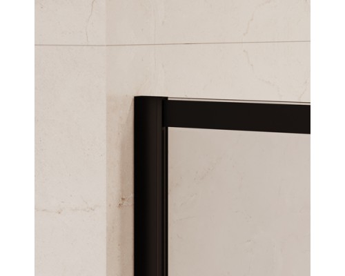 Душевую перегородку RGW WA-019B неподвижное Walk In cтекло прозрачное(шелкография), 8 мм 70*200 профиль черный