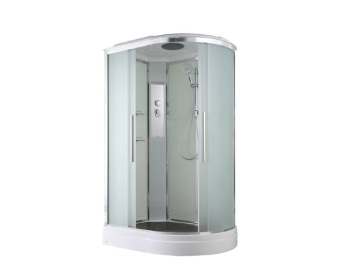 Душевая кабина AvaCan EM2912L AVA 120x90 левая, стандарт, стекла матовые, профиль хром