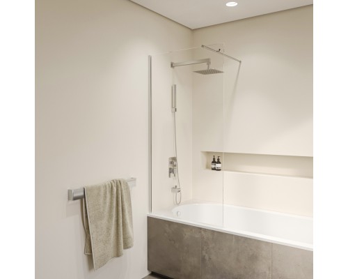 Стационарная шторка на ванну RGW SC-050 60*150 прозрачное стекло 6 мм 351105006-11