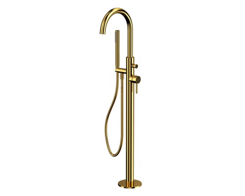 Смеситель для ванны отдельностоящий WHITECROSS Y Y1233GL (золото)