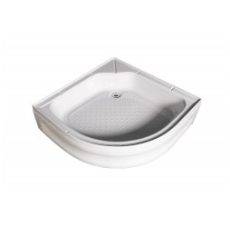 Душевой поддон акриловый полукруг RIVER WEMOR  90/24 C 900*900*240 мм