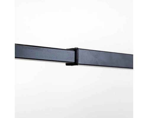 Душевая перегородка Avacan MB120MT AVA 120x200 стекла матовые с рисунком, профиль черный