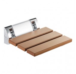 Deante Vital Складное пристенное сиденье, коричневый