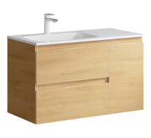 aqwella Тумба под умывальник 92x45 Accent Прямоугольная цвет дерево светлое ACC0109LDZ