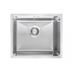 Deante Egeria сатин - мойка стальная 1 чаша, 380*440*200 мм + сифон SPACE SAVER
