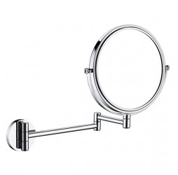 Deante Round Зеркало косметическое двухстороннее на кронштейне, хром