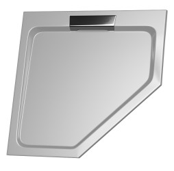 Душевой поддон трапеция RGW STA-61Co бетон \ цемент искусственный камень cерия STA (90*90*35) 16330599-10