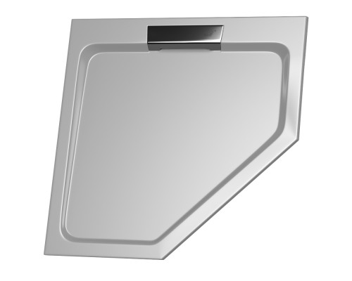 Душевой поддон трапеция RGW STA-61Co бетон \ цемент искусственный камень cерия STA (90*90*35) 16330599-10