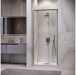 Распашная душевая дверь RGW LE-102 90*195 прозрачное стекло 6 мм 711210209-11