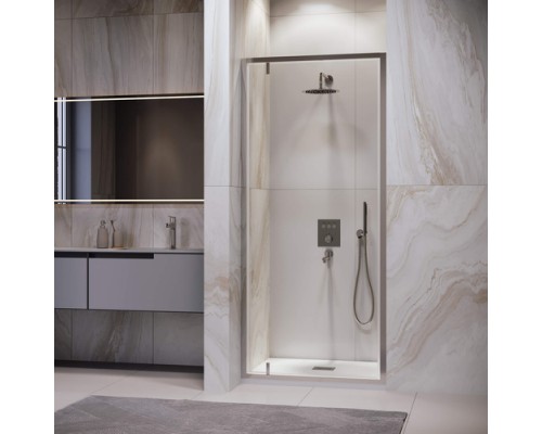 Распашная душевая дверь RGW LE-102 90*195 прозрачное стекло 6 мм 711210209-11