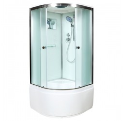 Душевая кабина Avacan D511S AVA 110x110 стандарт, стекла матовые, профиль хром