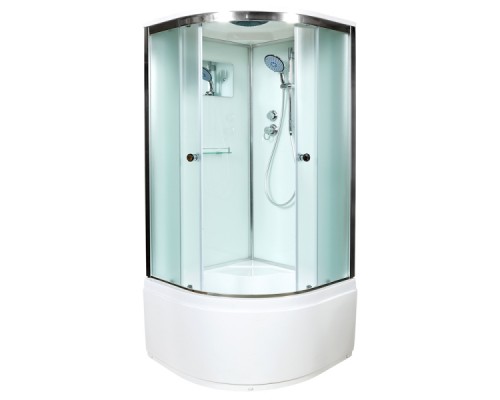 Душевая кабина AvaCan D511S AVA 110x110 стандарт, стекла матовые, профиль хром