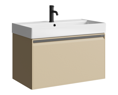 aqwella Тумба под умывальник 81x47 Pure Прямоугольная цвет бежевый PUR0108KS