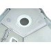Душевая кабина AvaCan D5080LED AVA 80x80 LED, стекла матовые, профиль хром