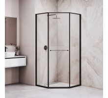 Душевой уголок RGW SV-82B R 90x90 33328299-14R стекло прозрачное, профиль черный