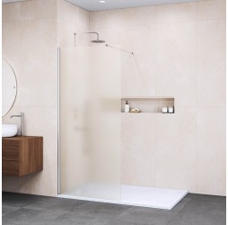 Душевую перегородку RGW WA-002 неподвижное Walk In cтекло матовое, 6 мм 110*195 xром