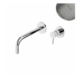  Внешняя часть для раковины. Длина излива 170мм Lusitano Satinox