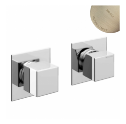 Смеситель скрытого монтажа на 2 отверстия, с 3 выходами Escudo 102 140 2MM Morning Mist