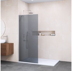 Душевую перегородку Walk-In RGW 120x195 WA-102 стекло тонированное, профиль хром