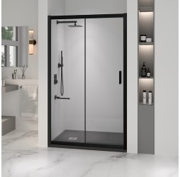 Раздвижная душевая дверь RGW PA-016 B 130*195 прозрачное стекло 6 мм 350801613-14