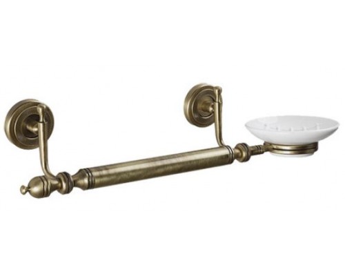Полотенцедержатель с мыльницей Caprigo Royal 6716 c/br