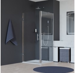 Душевой уголок RGW HO-045 (HO-011 + Z-050-2 + держ) прозрачное(Easy) cтекло цвет профиля 8 мм