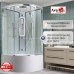 Душевая кабина Avacan EM5011LEDT AVA 110x110 LED, стекла прозрачные, профиль хром