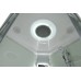 Душевая кабина Avacan EM5011LEDT AVA 110x110 LED, стекла прозрачные, профиль хром