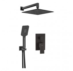 Deante Anemon Bis Nero Душевая система скрытого монтажа, черный